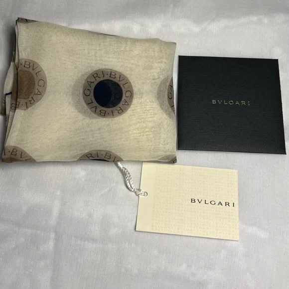 BLVGARY RED AND BLUE Silk Scarf - Picture 11 of 16